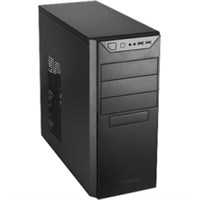 Antec VSK4000E System Cabinet - Mid-tower - Black - Galvanized Steel - 9 x Bay - 1 x 4.72" x Fan(s) Installed - ATX, Micro ATX, Mini ITX Motherboard Supported - 11 lb - 2 x Fan(s) Supported