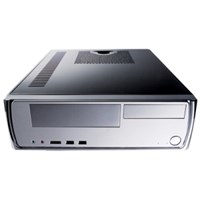 Antec Slim Mini Desktop Case - Desktop Slimline - Silver, Piano Black - 3 x Bay - 1 x Fan(s) Installed - 1 x 350 W - Micro ATX Motherboard Supported - 12.60 lb - 1 x Fan(s) Supported - 1 x External 5.