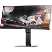 AOC u3477Pqu 34" Ultrawide 21:9 IPS LED Monitor with HDMI and speakers - Adjustable Display Angle - 3440 x 1440 - 1.07 Billion Colors - 320 Nit - 70,000,000:1 - WQHD - Speakers - DVI - HDMI - VGA