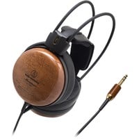 Audio-Technica ATH-W1000Z Audiophile Closed-back Dynamic Wooden Headphones - Stereo - Brown - Phono - Wired - 43 Ohm - 5 Hz 42 kHz - Gold Plated - Over-the-head - Binaural - Circumaural - 9.84 ft Cabl
