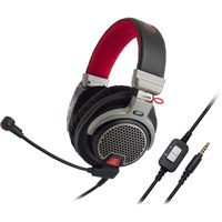 Audio-Technica ATH-PDG1 Premium Gaming Headset - Stereo - Mini-phone - Wired - 39 Ohm - 20 Hz - 20 kHz - Gold Plated - Over-the-head - Binaural - Circumaural