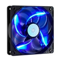 Cooler Master SickleFlow 120 - Sleeve Bearing 120mm Blue LED Silent Fan for Computer Cases, CPU Coolers, and Radiators - Blue LED, 120x120x25 mm, 2000 RPM, 69 CFM air flow, 19 dBA noise level, 50000 h