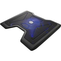 Cooler Master NotePal X2 - Gaming Laptop Cooling Pad with 140mm Blue LED Fan - 1400 rpm - Ball Bearing - Metal, Plastic - 1.7" x 14.8" x 11.4"