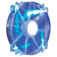 Cooler Master MegaFlow 200 - Sleeve Bearing 200mm Blue LED Silent Fan for Computer Cases - Blue LED, 200x200x30 mm, 700 RPM speed, 110 CFM air flow, 19 dBA noise level, 30000 hr life, Sleeve Bearing,