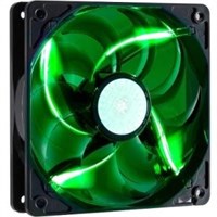 Cooler Master SickleFlow 120 - Sleeve Bearing 120mm Green LED Silent Fan for Computer Cases, CPU Coolers, and Radiators - Green LED, 120x120x25 mm, 2000 RPM, 69 CFM air flow, 19 dBA noise level, 50,00