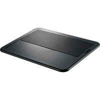 Cooler Master NotePal LapAir - Laptop Lap Desk with Pillow Cushion and Cooling Fan - 1650 rpm - Blower - Aluminum, Plastic, Rubber, Polyurethane - 2.2" x 16.9" x 12.4" - Black