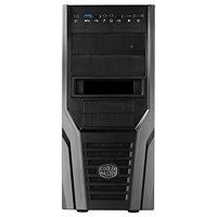 Cooler Master Elite 431 Plus RC-431P-KWN2 System Cabinet - Mid-tower - Black - Steel, Plastic - 10 x Bay - 1 x Fan(s) Installed - ATX, Micro ATX Motherboard Supported - 11.02 lb - 5 x Fan(s) Supported