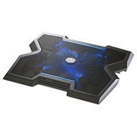 Cooler Master NotePal X3 - Gaming Laptop Cooling Pad with 200mm Blue LED Fan - 1 Fan(s) - 850 rpm - Metal, Plastic, Rubber - USB Hub - 2.8" x 15.7" x 12.2" - Black