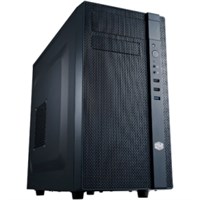 Cooler Master N200 System Cabinet - Mini-tower - Midnight Black - Steel, Plastic - 6 x Bay - 2 x Fan(s) Installed - Micro ATX, Mini ITX Motherboard Supported - 9.48 lb - 5 x Fan(s) Supported - 1 x Ext