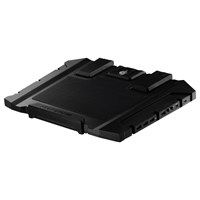 CM Storm SF 15 - Gaming Laptop Cooling Pad with 160mm Silent Fan and 4 USB Ports - 1 Fan(s) - 1200 rpm - Mesh, Plastic, Rubber - USB Hub, Cable Manager - 2.7" x 15.1" x 11.5" - Black