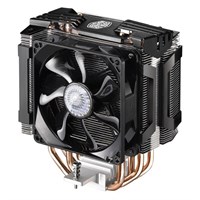 Cooler Master Hyper D92 RR-HD92-28PK-R1 Cooling Fan/Heatsink - 2 x 92 mm - 2800 rpm - 2 x 54.8 CFM - Rifle Bearing - 4-pin PWM - Socket LGA 2011-v3, Socket R LGA-2011, Socket B LGA-1366, Socket H LGA-