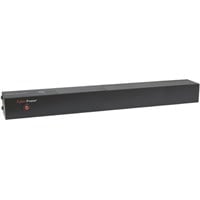 CyberPower Basic PDU15B12R 12-Outlets PDU - 12 x NEMA 5-15R - 1U Rack-mountable, Zero U Vertical Rackmount