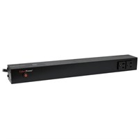 CyberPower Basic PDU15B2F10R 12-Outlets PDU - 12 x NEMA 5-15R - 1U Rack-mountable, Zero U Vertical Rackmount