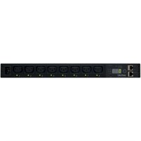 CyberPower Switched PDU RM 1U PDU15SWHVIEC8FNET 15A 8-Outlet - 8 x IEC 60320 C13 - Zero U 19" Rack-mountable, 1U 19" Rack-mountable