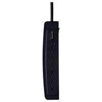 CyberPower CSP606T Professional 6-Outlets Surge Suppressor 6FT Cord and TEL - 6 x NEMA 5-15R - 1350J