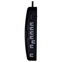 CyberPower CSP708T Professional 7-Outlets Surge Suppressor 8FT Cord and TEL - 7 x NEMA 5-15R - 1650J