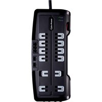 CyberPower CSHT1208TNC2 Home Theater 12-Outlets Surge Suppressor NET, and AV protection - 12 x NEMA 5-15R - 3150J