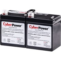 CyberPower RB1270X2A UPS Replacement Battery Cartridge 12V 7AH - 7000 mAh - 12 V DC - Sealed Lead Acid - Spill-proof/Maintenance-free - 3 Year Minimum Battery Life - 5 Year Maximum Battery Life