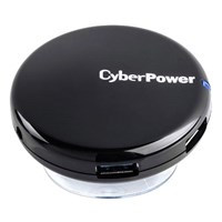 CyberPower CPH430PB USB 3.0 Superspeed Hub with 4 Ports and 3.6A AC Charger - Black - USB - Rack Mount - 4 USB Port(s) - 4 USB 3.0 Port(s)
