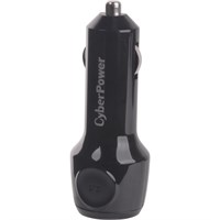 CyberPower CPTDC2U Travel Charger (2) 2.1A USB Port - DC Auto Power Plug - 12 V DC Input Voltage - 5 V DC Output Voltage - 2.10 A Output Current