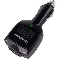 CyberPower CPTDC2U1DCRC1 Mobile Power Ports (1) DC Port and (2) 2.1A USB Charging Port - 12 V DC Input Voltage - 5 V DC Output Voltage - 2.10 A Output Current