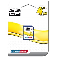 Dane-Elec 4GB Secure Digital Card - 4 GB