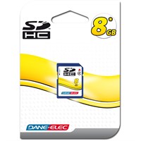 Dane-Elec 8GB Secure Digital High Capacity (SDHC) Card - 8 GB