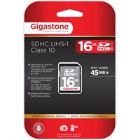 Gigastone 16 GB SDHC - Class 10/UHS-I