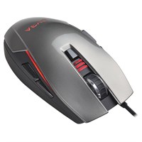 EVGA TORQ X5L Mouse - Laser - Cable - Black, Charcoal, Silver - USB 2.0 - 8200 dpi - Scroll Wheel - 8 Button(s) - Symmetrical