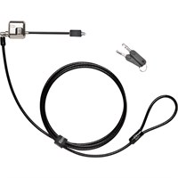 Kensington MiniSaver Mobile Lock - Black - Carbon Steel, Steel - 6 ft