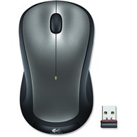 Logitech M310 Wireless Mouse - Laser - Wireless - Radio Frequency - Silver - USB - 1000 dpi - Computer - Scroll Wheel - 3 Button(s) - Symmetrical