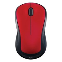 Logitech M310 Mouse - Laser - Wireless - Radio Frequency - Flame Red - USB - 1000 dpi - Computer - Scroll Wheel - 3 Button(s) - Symmetrical