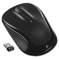 Logitech Wireless Mouse M325 - Optical - Wireless - Radio Frequency - Black - USB - Scroll Wheel