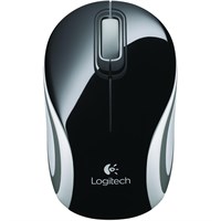 Logitech Wireless Mini Mouse M187 - Optical - Wireless - Radio Frequency - Black - USB - 1000 dpi - Scroll Wheel - 3 Button(s) - Symmetrical