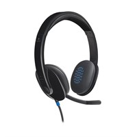 Logitech USB Headset H540 - Stereo - Black - USB - Wired - Over-the-head - Binaural - Semi-open
