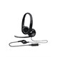 Logitech USB Headset H390 - Stereo - Black, Silver - USB - Wired - 20 Hz - 20 kHz - Over-the-head - Binaural - Circumaural - 8 ft Cable - Noise Cancelling Microphone