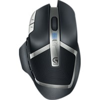 Logitech G602 Wireless Gaming Mouse - Optical - Wireless - Radio Frequency - Black - USB 2.0 - 2500 dpi - Scroll Wheel - 11 Button(s) - Right-handed Only