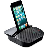 Logitech Mobile Speakerphone P710e - USB - Headphone - Black