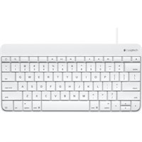 Logitech Keyboard - Cable Connectivity - Lightning Interface - Compatible with Tablet