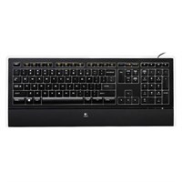 Logitech Illuminated Keyboard - USB - QWERTY