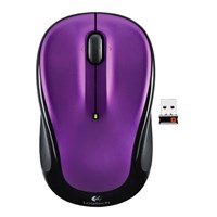 Logitech Wireless Mouse M325 - Optical - Wireless - Radio Frequency - Vivid Violet - USB - Tilt Wheel