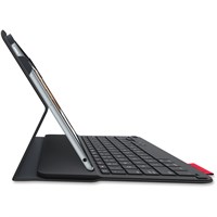 Logitech Type+ Keyboard/Cover Case for iPad Air 2 - Black - 7.2" Height x 10.2" Width x 0.7" Depth