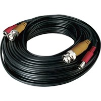 Night Owl 60 ft. Video/Power Cable - BNC for Surveillance Camera - 60 ft - 1 Pack - 1 x BNC Male Video, 1 x Male Power - 1 x BNC Male Video, 1 x Female Power