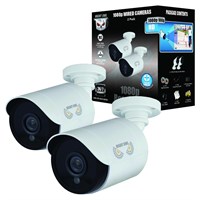 Night Owl CM-HDA10W-BU 2 Megapixel Surveillance Camera - 2 Pack - Color - 100 ft - 1920 x 10803.60 mm - Bullet