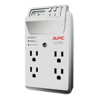 APC SurgeArrest Essential P4GC 4-Outlets Surge Suppressor - 4 x NEMA 5-15R - 1020 J - 120 V AC Input - 120 V AC Output