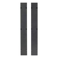 APC Hinged Covers for NetShelter SX 750mm Wide 42U Vertical Cable Manager (Qty 2) - Cover - Black - 2 Pack - 42U Rack Height