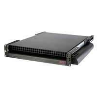 APC ACF202BLK Rack Side Air Distribution System - 260 CFM - Rack-mountable - Black - Black - 2U - 230 V AC