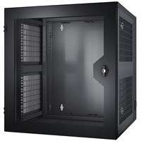 Schneider Electric NetShelter WX 13U w/Threaded Hole Vertical Mounting Rail Vented Front Door Black - 19" 13U Wide Wall Mountable - Black - 200.42 lb x Static/Stationary Weight Capacity