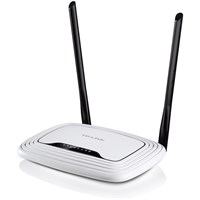 TP-LINK TL-WR841N Wireless N300 Home Router, 300Mpbs, IP QoS, WPS Button - 2.48 GHz ISM Band - 2 x Antenna - 300 Mbps Wireless Speed - 4 x Network Port - 1 x Broadband Port - Fast Ethernet