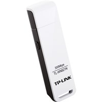 TP-LINK TL-WN821N Wireless N300 USB Adapter, 300Mbps, w/WPS Button IEEE 802.1b/g/n, WEP, WPA/WPA2 - USB - 300 Mbps - 2.48 GHz ISM - External